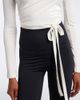 Norba Norba Ribbed-knit wrap top - 4