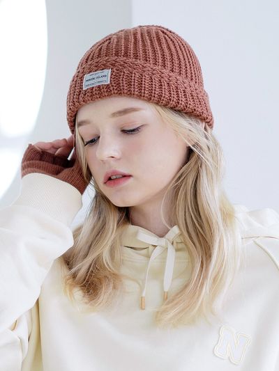 NORDIC ISLAND Beanie Iceland - Brick
