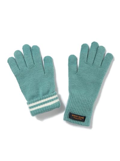 NORDIC ISLAND Long-Touch Gloves - Mint