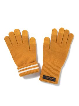 NORDIC ISLAND Long-Touch Gloves - Mustard