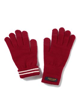 NORDIC ISLAND Long-Touch Gloves - Red
