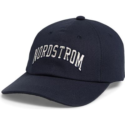 Nordstrom Nordstrom 125th Logo Adjustable Canvas Baseball Cap