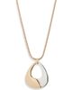 Nordstrom Nordstrom 2-Tone Adjustable Pendant Necklace - 1
