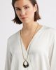 Nordstrom Nordstrom 2-Tone Adjustable Pendant Necklace - 2