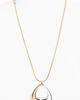 Nordstrom Nordstrom 2-Tone Adjustable Pendant Necklace - 3