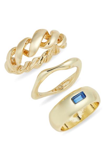 Nordstrom Nordstrom 3-Pack Assorted Rings