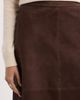 Nordstrom Nordstrom A-Line Suede Midi Skirt - 5