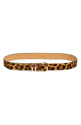 Nordstrom Nordstrom Angelique Genuine Calf Hair Leather Belt