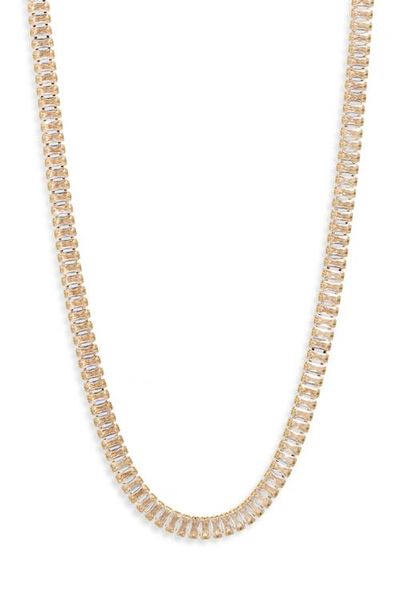 Nordstrom Nordstrom Baguette Cubic Zirconia Necklace