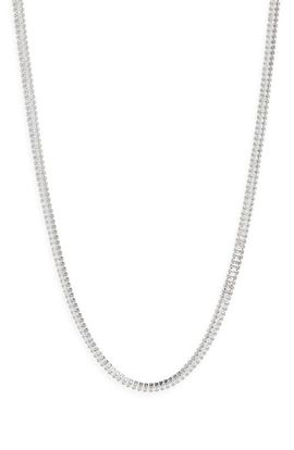 Nordstrom Nordstrom Baguette Cubic Zirconia Tennis Necklace