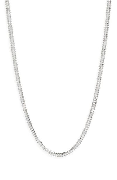 Nordstrom Nordstrom Baguette Cubic Zirconia Tennis Necklace