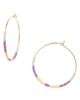 Nordstrom Nordstrom Bead Accent Hoop Earrings - 1