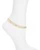 Nordstrom Nordstrom Beaded 3-Row Mixed Chain Anklet - 1