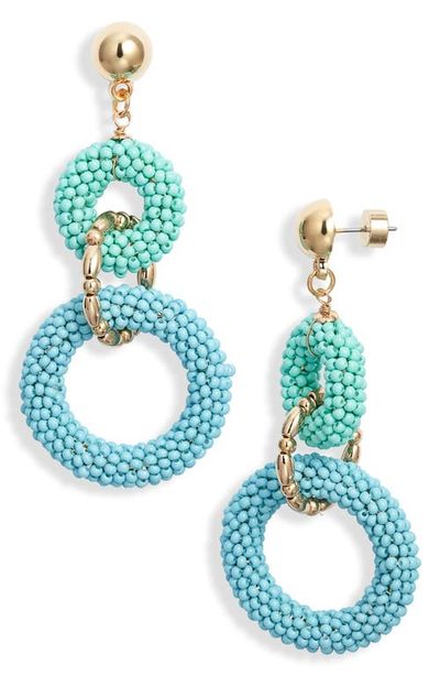 Nordstrom Nordstrom Beaded Link Drop Earrings
