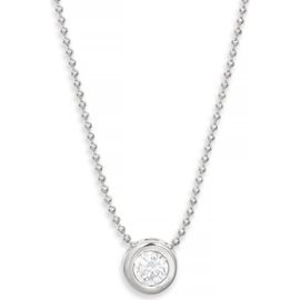 Nordstrom Nordstrom Bezel Cubic Zirconia Pendant Necklace