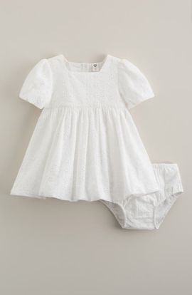 Nordstrom Nordstrom Bubble Cotton Broderie Anglaise Dress with Bloomers