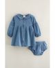 Nordstrom Nordstrom Bubble Sleeve Chambray Dress & Bloomers Set - 1