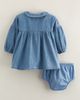 Nordstrom Nordstrom Bubble Sleeve Chambray Dress & Bloomers Set - 2