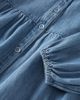 Nordstrom Nordstrom Bubble Sleeve Chambray Dress & Bloomers Set - 3
