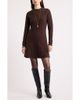 Nordstrom Nordstrom Cable Stitch Long Sleeve Minidress - 1