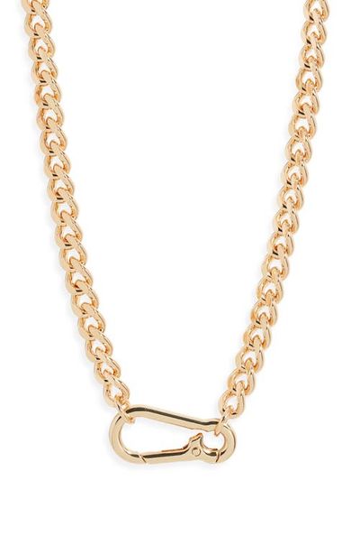 Nordstrom Nordstrom Carabiner Curb Chain Necklace