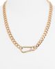 Nordstrom Nordstrom Carabiner Curb Chain Necklace - 3