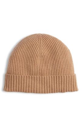 Nordstrom Nordstrom Cashmere Rib Cuff Beanie