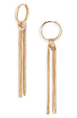 Nordstrom Nordstrom Chain Fringe Hoop Earrings