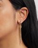 Nordstrom Nordstrom Chain Fringe Hoop Earrings - 2