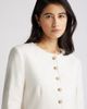 Nordstrom Nordstrom Collarless Linen Blend Blazer - 5