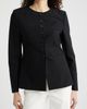 Nordstrom Nordstrom Collarless Textured Jacket - 5