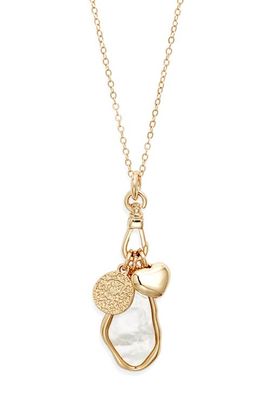 Nordstrom Nordstrom Collected Mother-of-Pearl Charm Necklace