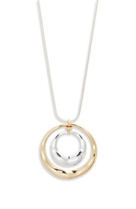 Nordstrom Nordstrom Concentric Circle Pendant Necklace