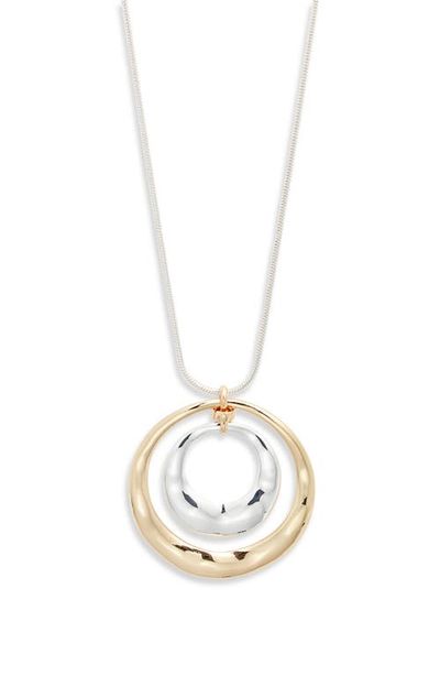 Nordstrom Nordstrom Concentric Circle Pendant Necklace