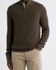 Nordstrom Nordstrom Cotton & Cashmere Quarter Zip Sweater - 1