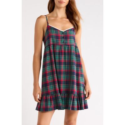 Nordstrom Nordstrom Cozy Short Flannel Nightgown