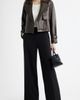 Nordstrom Nordstrom Crop Leather Trench Coat - 2