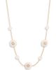 Nordstrom Nordstrom Crystal & White Jade Stationary Necklace - 1