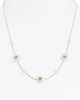 Nordstrom Nordstrom Crystal & White Jade Stationary Necklace - 3