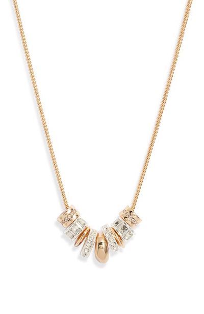 Nordstrom Nordstrom Crystal Disc Bead Necklace