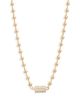 Nordstrom Nordstrom Cubic Zirconia Accent Shot Bead Necklace - 1