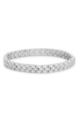 Nordstrom Nordstrom Cubic Zirconia Baguette Stretch Bracelet