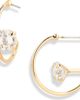Nordstrom Nordstrom Cubic Zirconia C-Hoop Earrings - 1