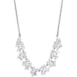 Nordstrom Nordstrom Cubic Zirconia Cluster Statement Necklace