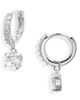 Nordstrom Nordstrom Cubic Zirconia Dangle Hoop Earrings - 1