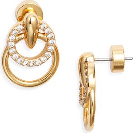 Nordstrom Nordstrom Cubic Zirconia Doorknocker Earrings