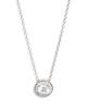 Nordstrom Nordstrom Cubic Zirconia Halo Pendant Necklace - 1