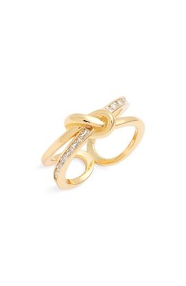 Nordstrom Nordstrom Cubic Zirconia Knot Open Ring