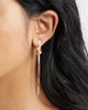 Nordstrom Nordstrom Cubic Zirconia Knot Tassel Drop Earrings - 2