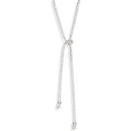 Nordstrom Nordstrom Cubic Zirconia Knotted Tennis Y-Necklace